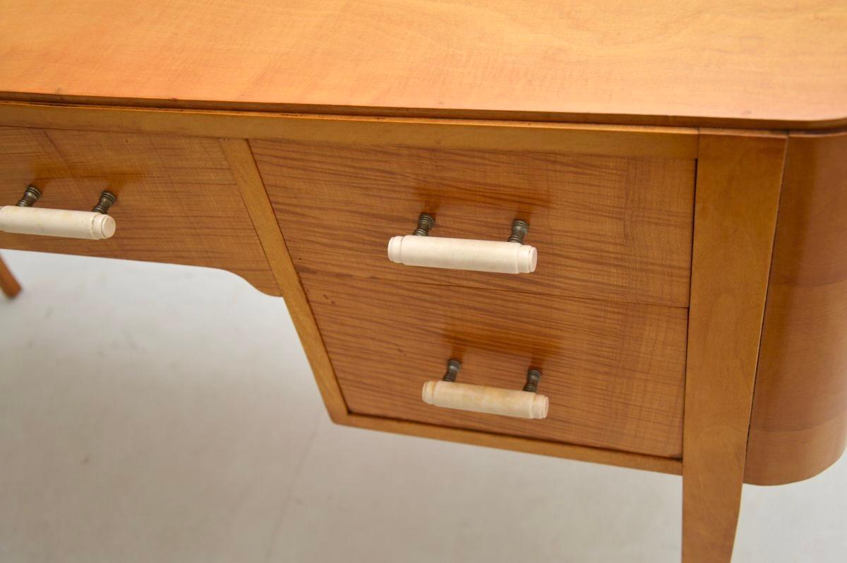 Swedish Art Deco Desk in Satin Birch 8