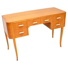Swedish Art Deco Desk in Satin Birch