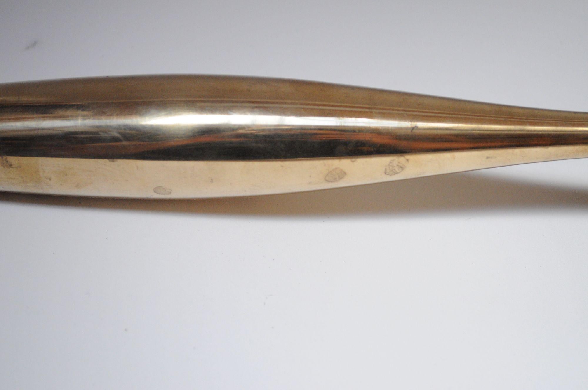 Vaso a bocciolo svedese Art Deco Dirigold Goldware in vendita 6