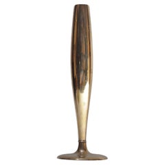 Vase à bourgeons Art Déco suédois Dirigold en or