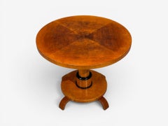 Swedish Art Deco, End Table, Birch, Ebonized Wood, Sweden, 1930s