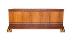 Swedish Art Deco inlaid but streamlined Credenza
