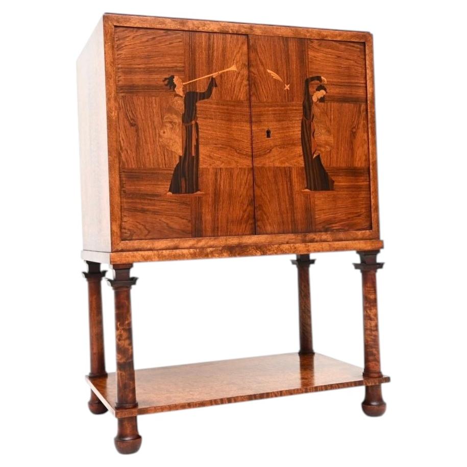 Swedish Art Deco Inlaid Cabinet