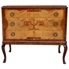 Swedish Art Deco Inlaid Chest of Drawers by Eric Chambert, Circa 1920