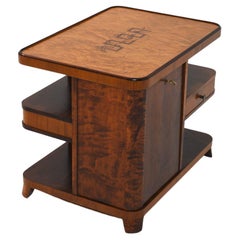 Swedish Art Deco Intarsia Bar Cabinet