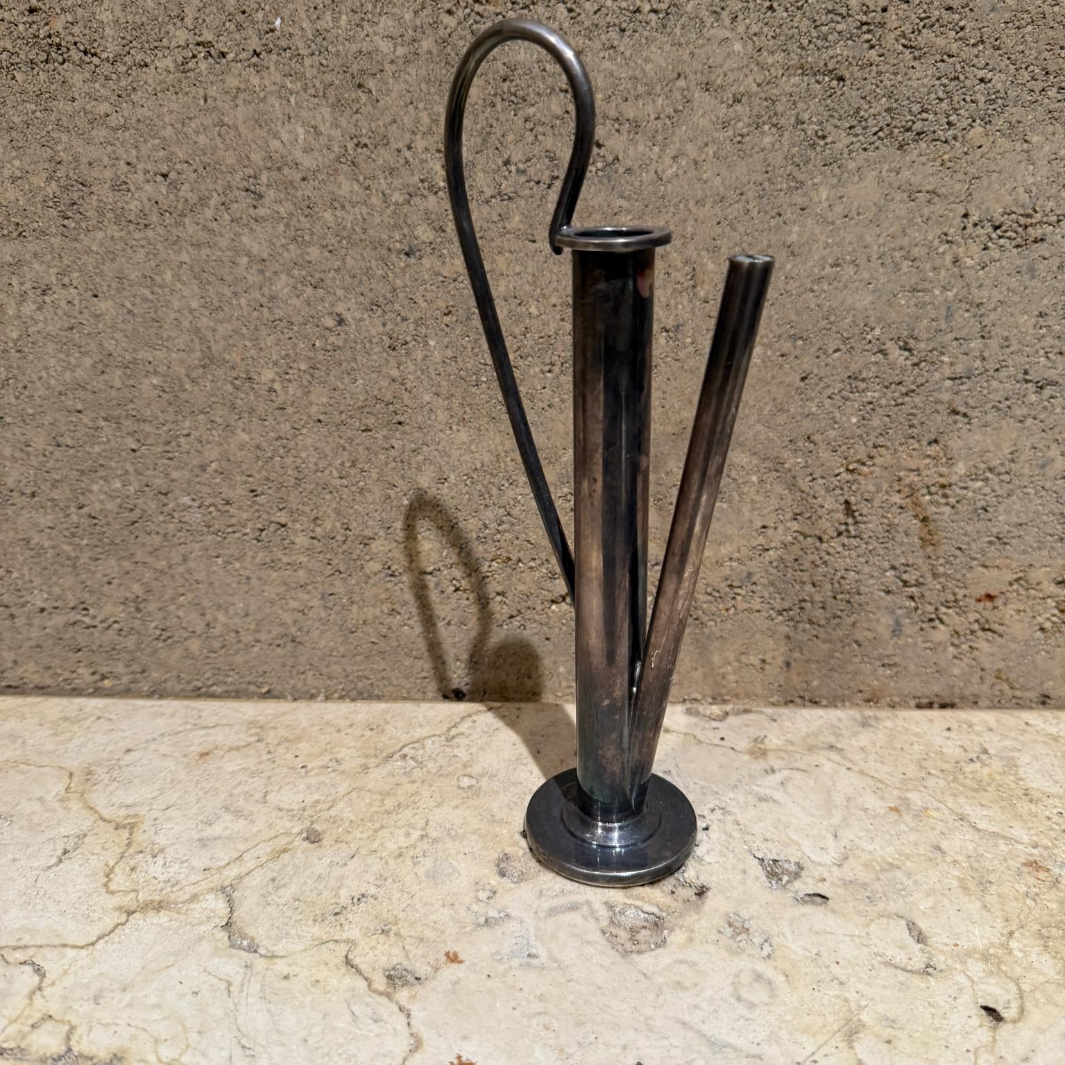 Milieu du XXe siècle Jug Vase suédois Art Déco Plaqué Argent 1930's  Art déco en vente