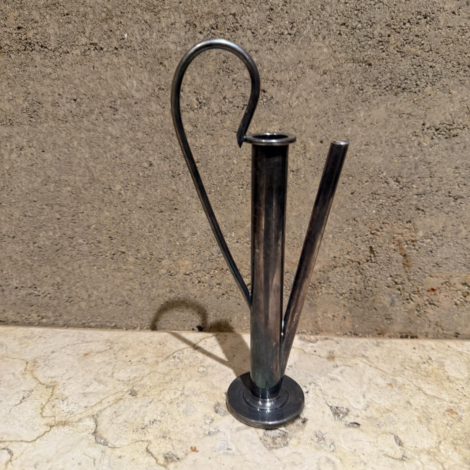 Plaqué argent Jug Vase suédois Art Déco Plaqué Argent 1930's  Art déco en vente