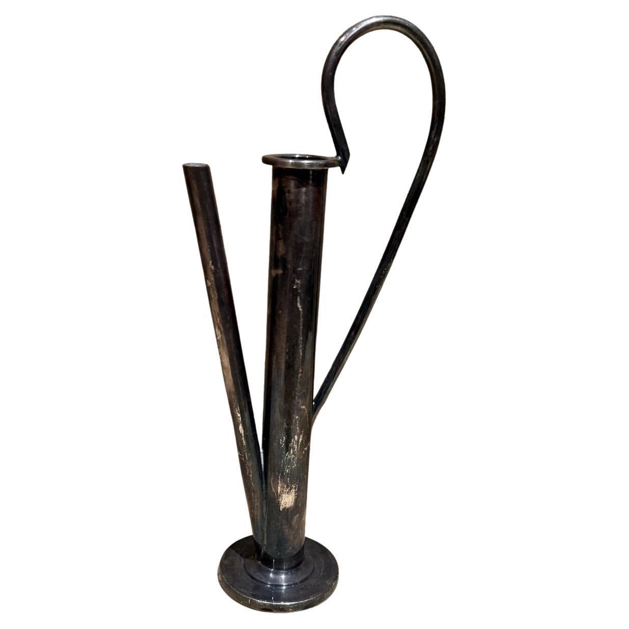 Jug Vase suédois Art Déco Plaqué Argent 1930's  Art déco