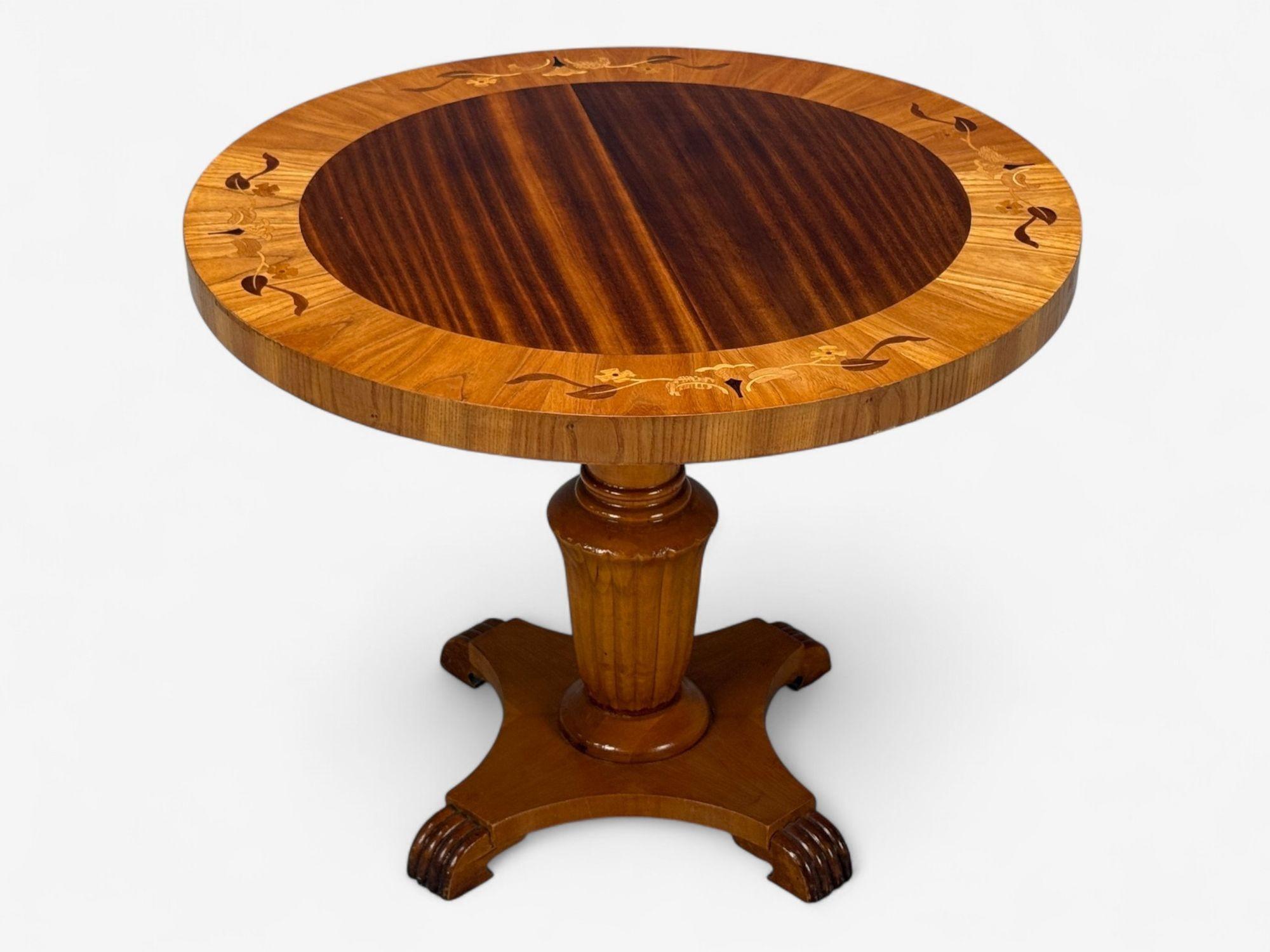 Swedish Art Deco, Marquetry Inlay, Wood, Center Table, Sweden, 1930s

A Biedermeier style center table designed and produced in Sweden c. 1930s. Featuring a wonderful inlay top, pedestal base, and four reeded feet.

Wood; Sweden c. 1930s

Height: