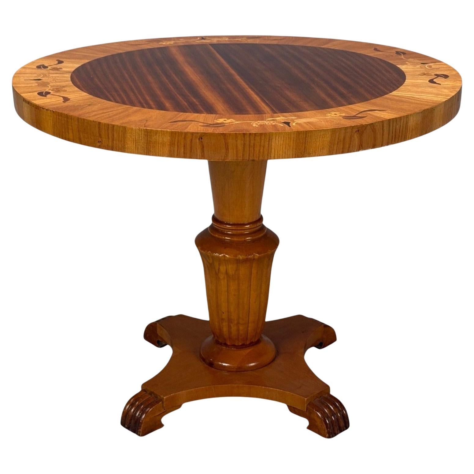 Swedish Art Deco, Marquetry Inlay, Wood, Center Table, Sweden, 1930s