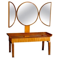 Swedish Art Deco Moderne Dressing Table attributed to Boet