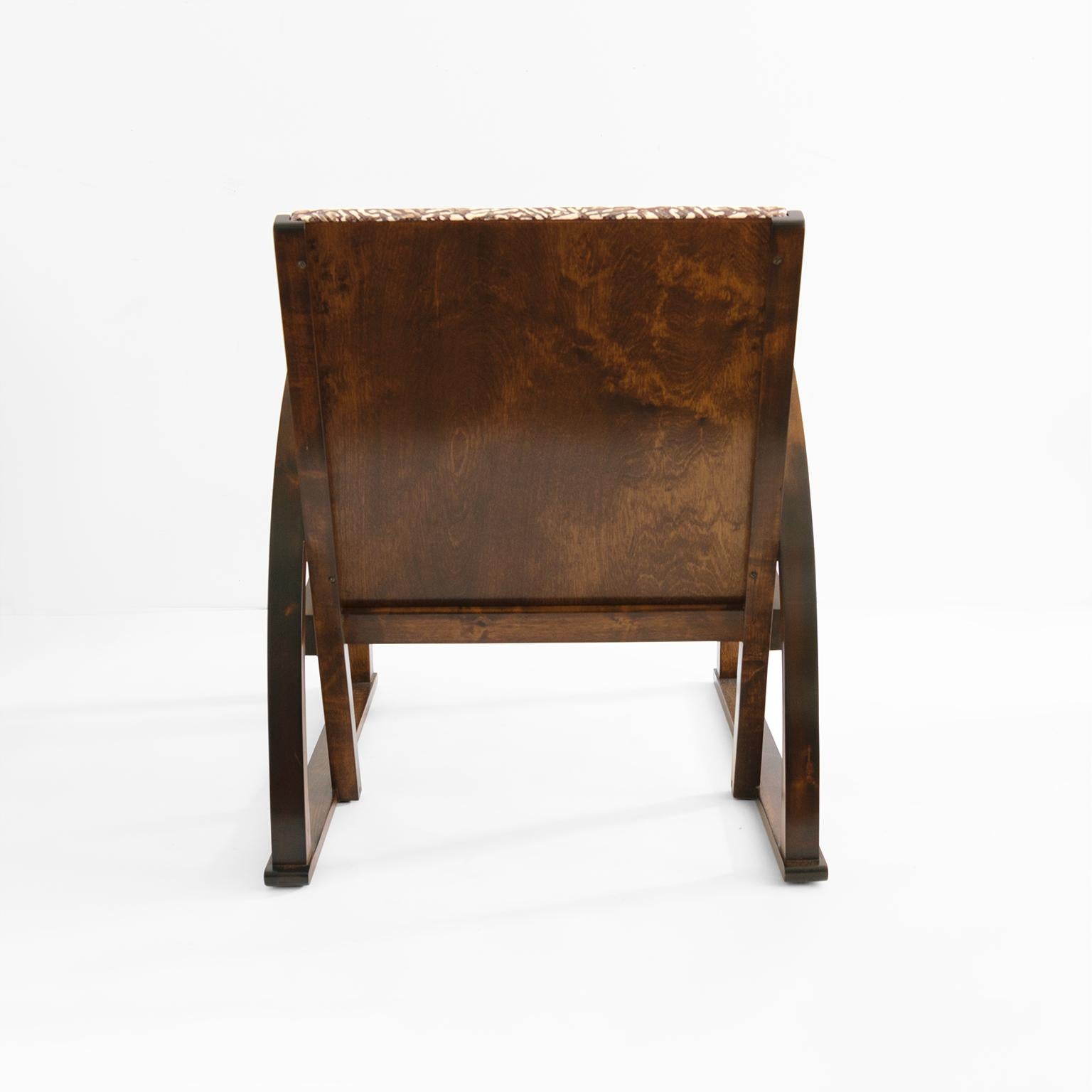 Swedish Art Deco, Modernist Armchair, Axel Larsson SFM Bodafors, 1930 For Sale 4
