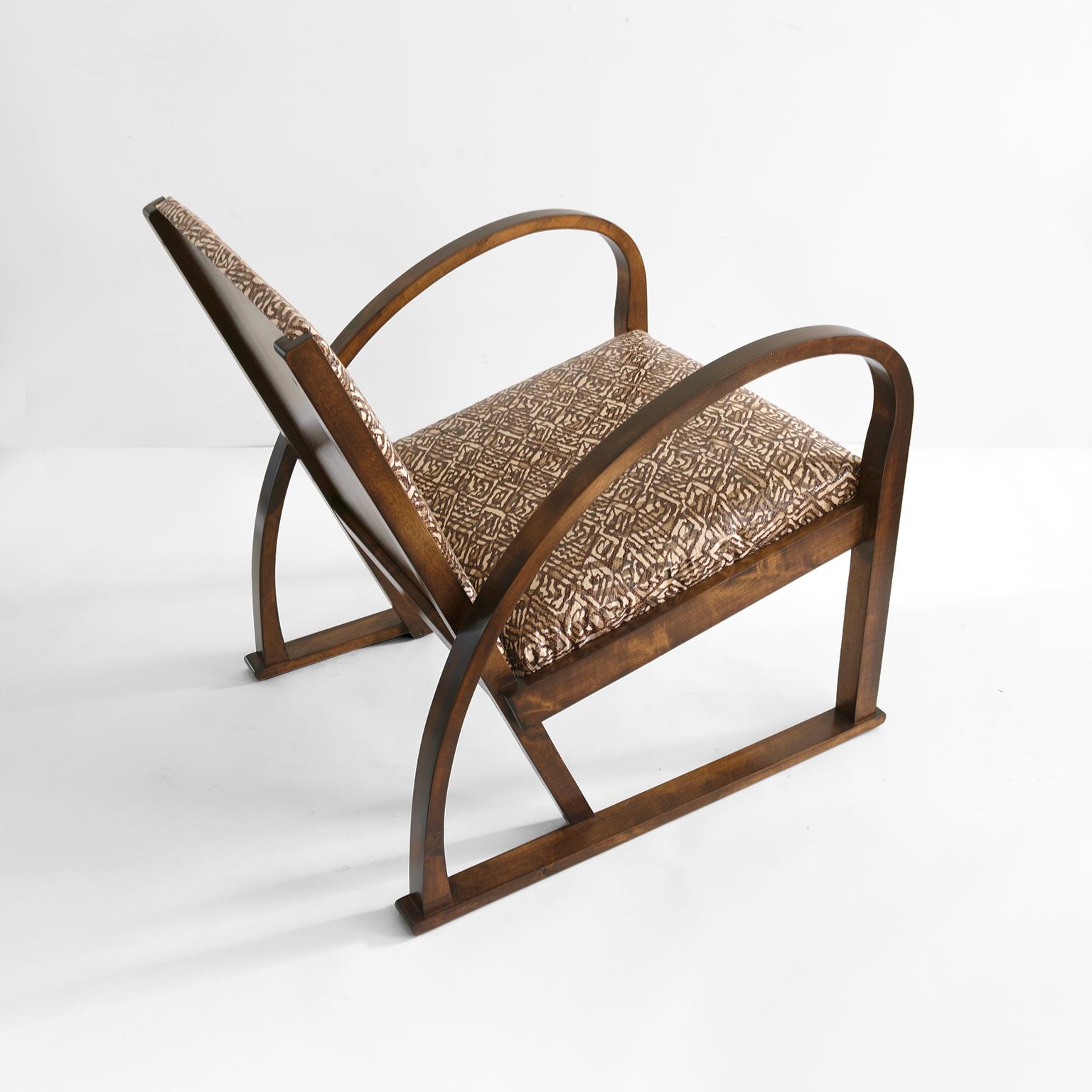 Swedish Art Deco, Modernist Armchair, Axel Larsson SFM Bodafors, 1930 For Sale 3