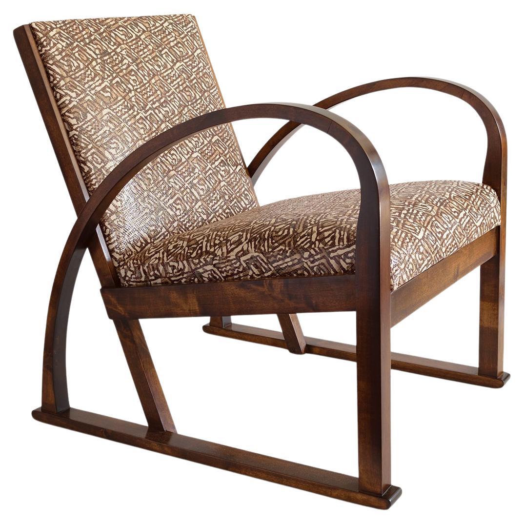 Swedish Art Deco, Modernist Armchair, Axel Larsson SFM Bodafors, 1930