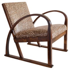 Art Decó sueco, sillón modernista, Axel Larsson SFM Bodafors, 1930