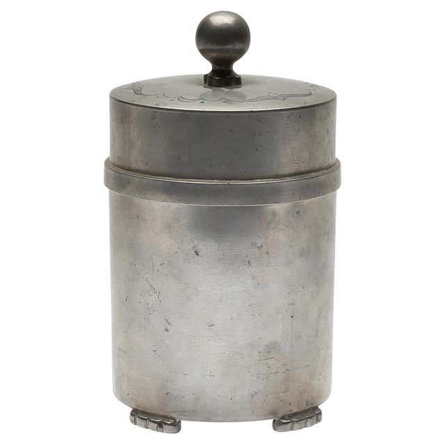 A Michelsen Vintage Danish Mid-Century Tea Caddy For Sale at 1stDibs