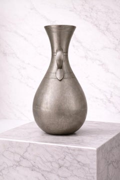 Swedish Art Deco Pewter Vase by GAB Guldsmedsaktiebolaget, 1933