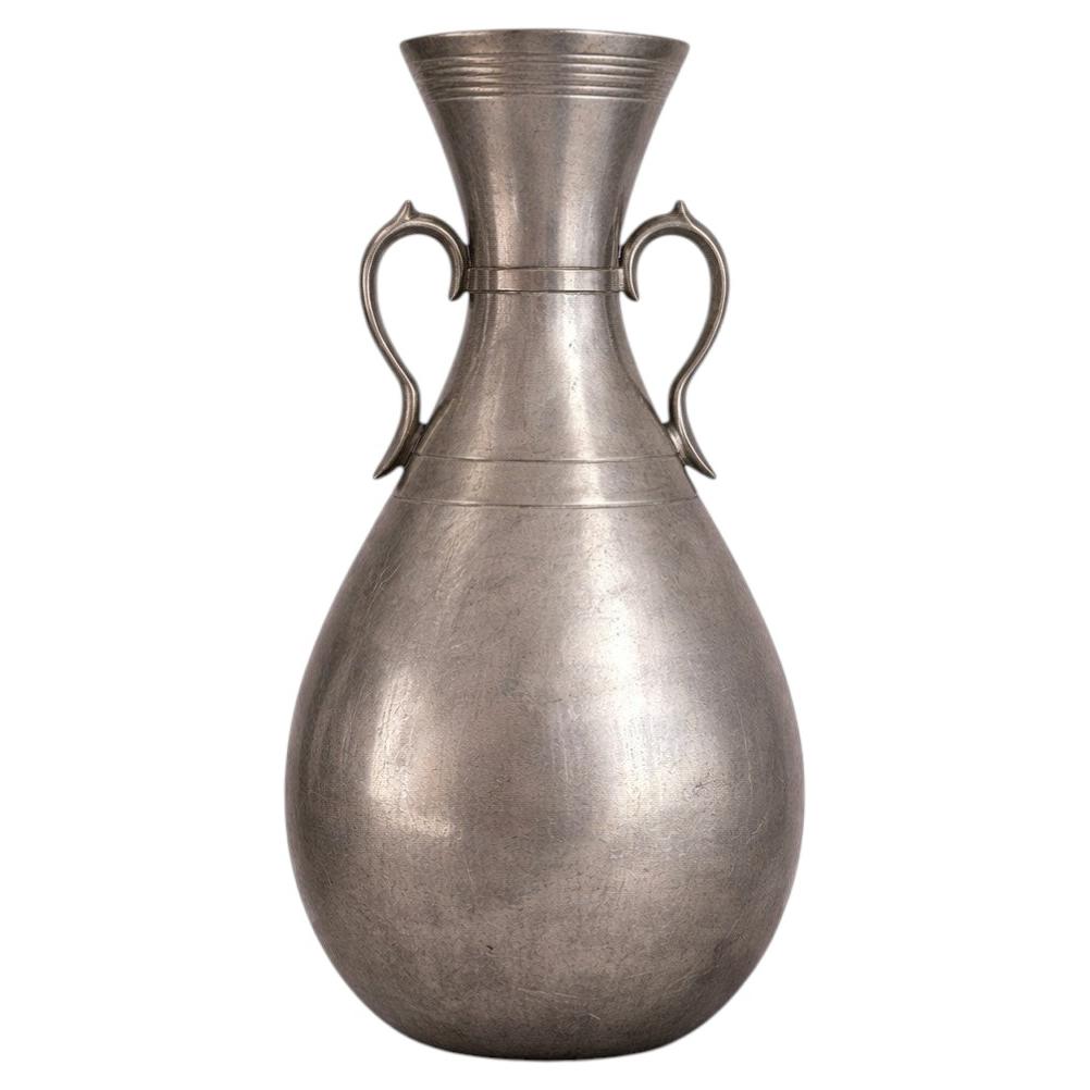 Vaso in peltro Art Deco svedese di GAB Guldsmedsaktiebolaget, 1933 in vendita