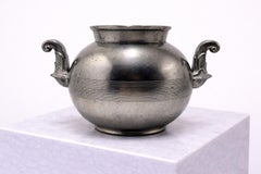 Vase suédois Art déco en étain par GAB Guldsmedsaktiebolaget, 1939