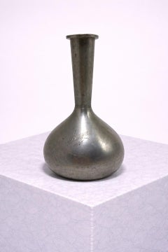 Swedish Art Deco Pewter Vase by GAB, Stockholm 1931