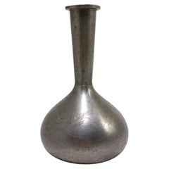 Swedish Art Deco Pewter Vase by GAB, Stockholm 1931