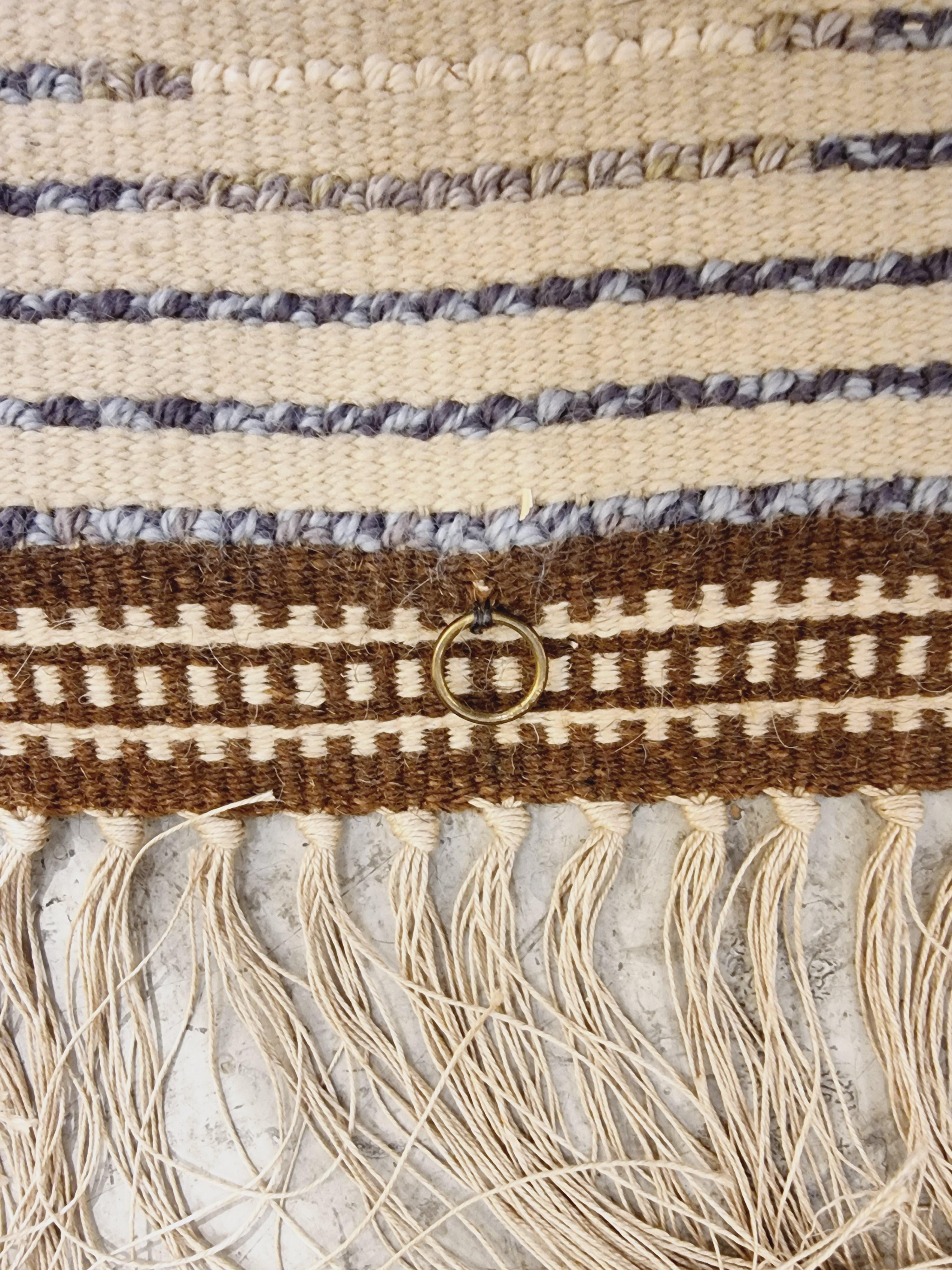 Mid-20th Century Swedish Art Deco rya/ shag rug, 1940s.