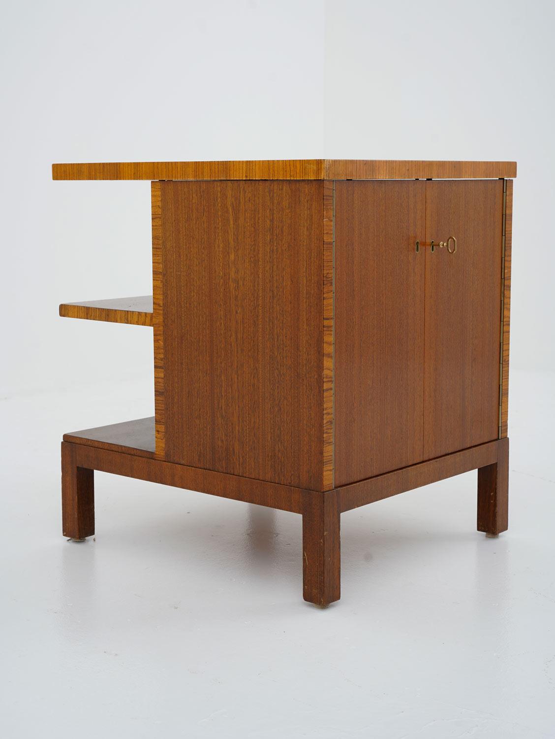 Scandinavian Modern Swedish Art Deco Side Table / Bar Table For Sale