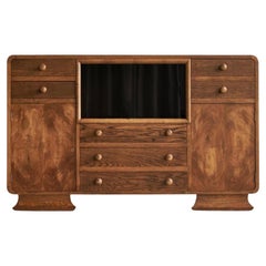 Swedish Art Deco Sideboard in Oak 1940s