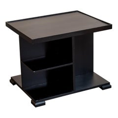 Swedish Art Deco "Smoking" Side Table with Shelving