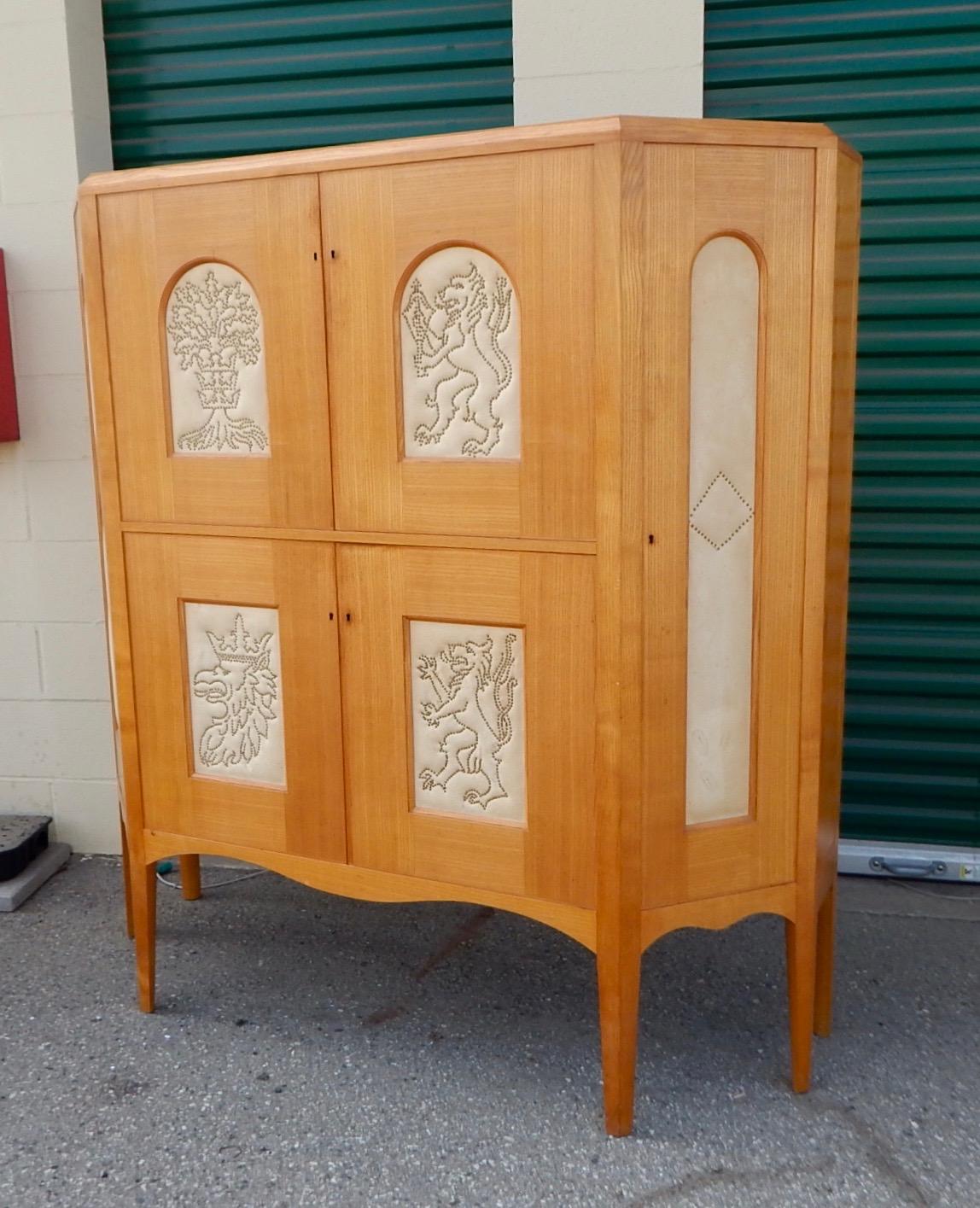 Swedish Art Deco Storage Cabinet by Otto Schulz for Boet For Sale 9