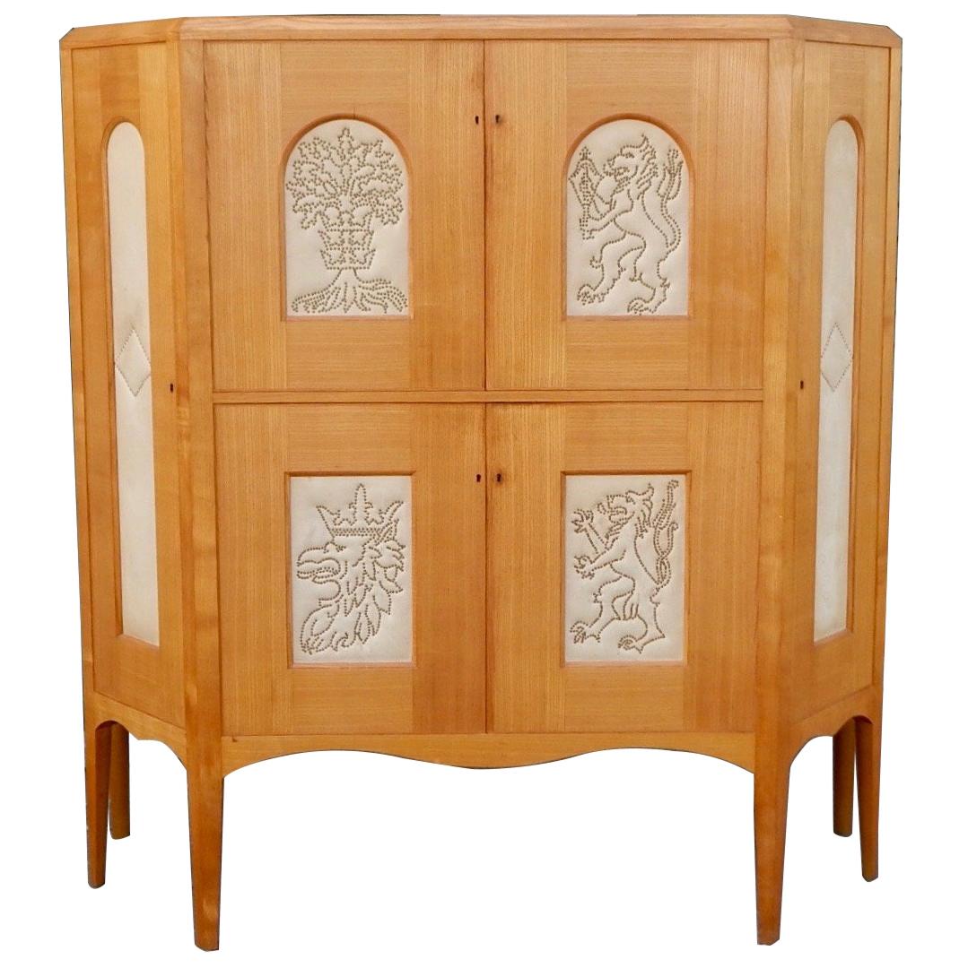 Swedish Art Deco Storage Cabinet by Otto Schulz for Boet For Sale