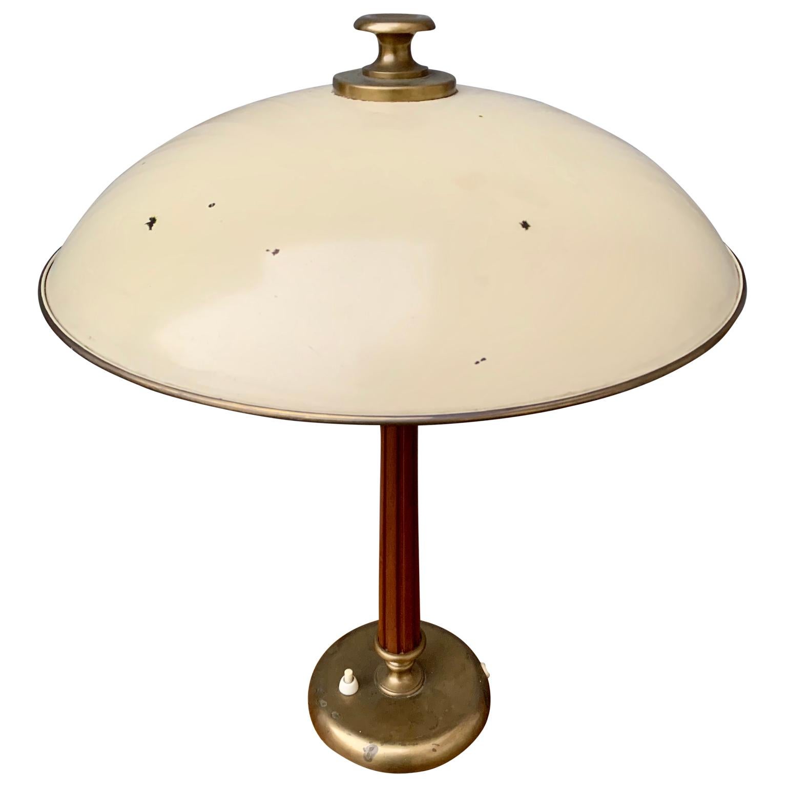 Mid-Century Modern Swedish Art Deco Table Lamp by Böhlmark, Stockholm, circa 1940