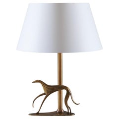 Swedish Art Deco Table Lamp in Brass