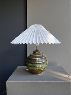 Swedish Modern Art Deco Table Lamp Patinated Bronze by (SvM), 1930's Design Icon