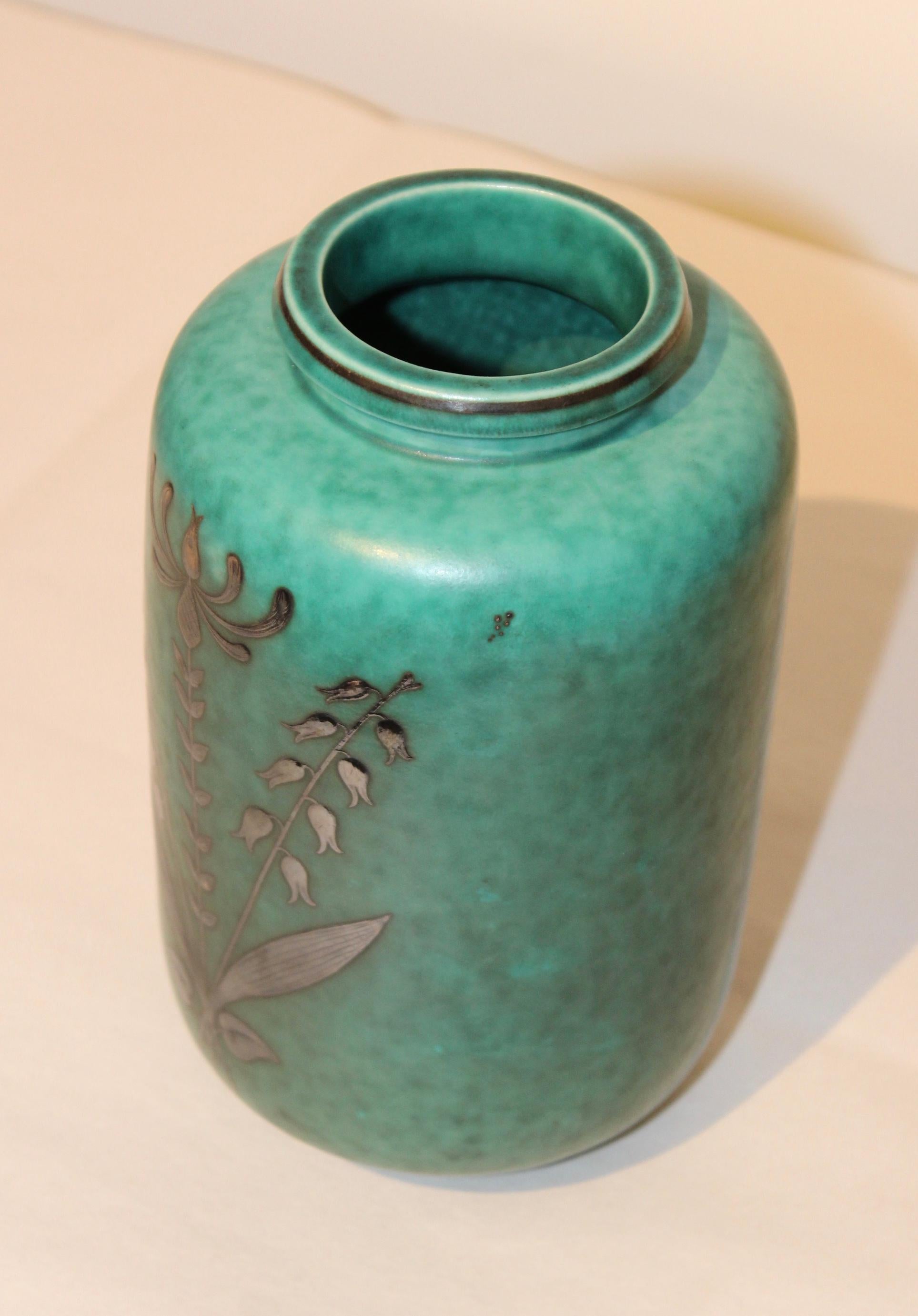 Mid-20th Century Swedish Art Deco Vase by Argenta