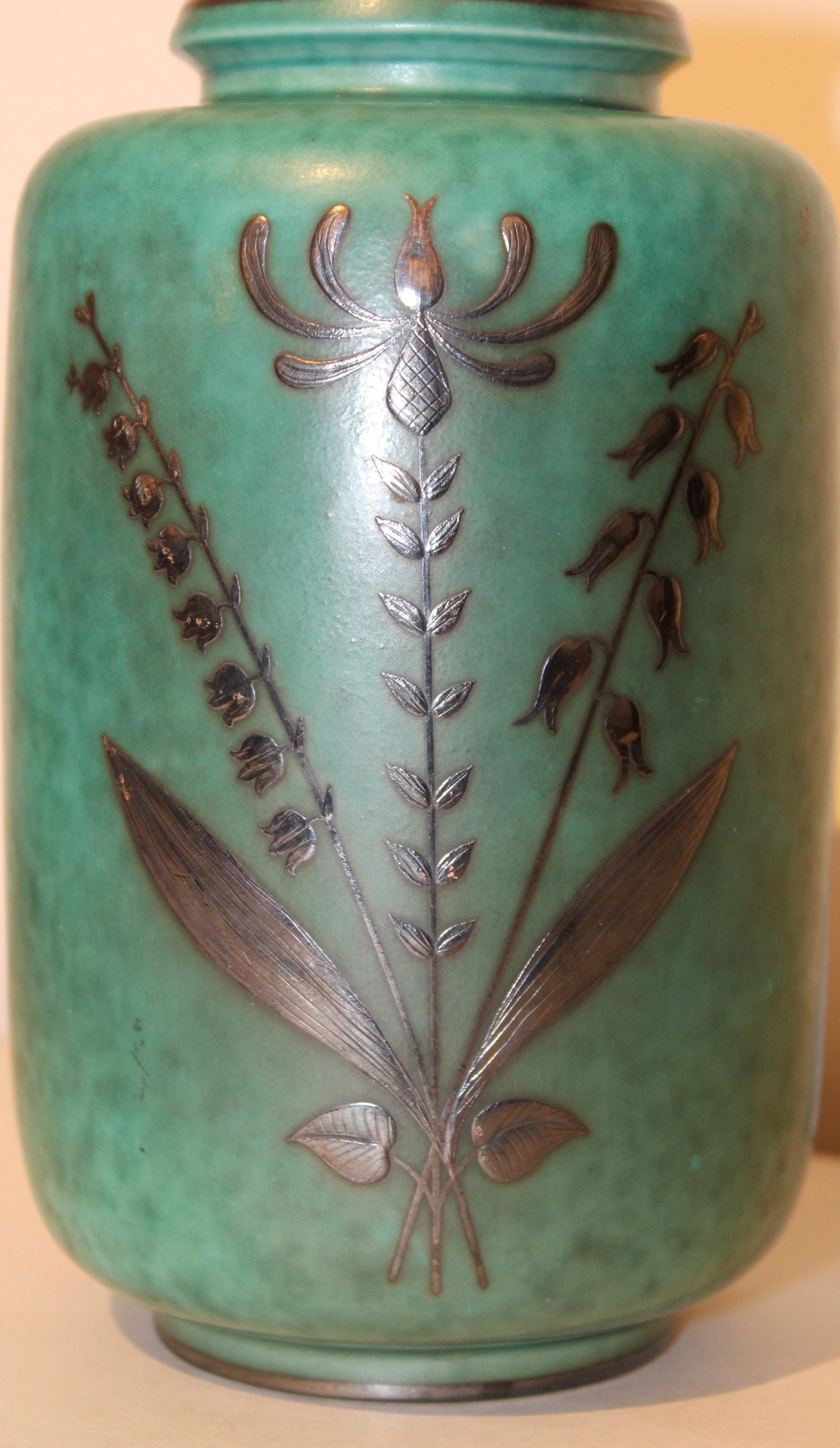 Swedish Art Deco Vase by Argenta 1