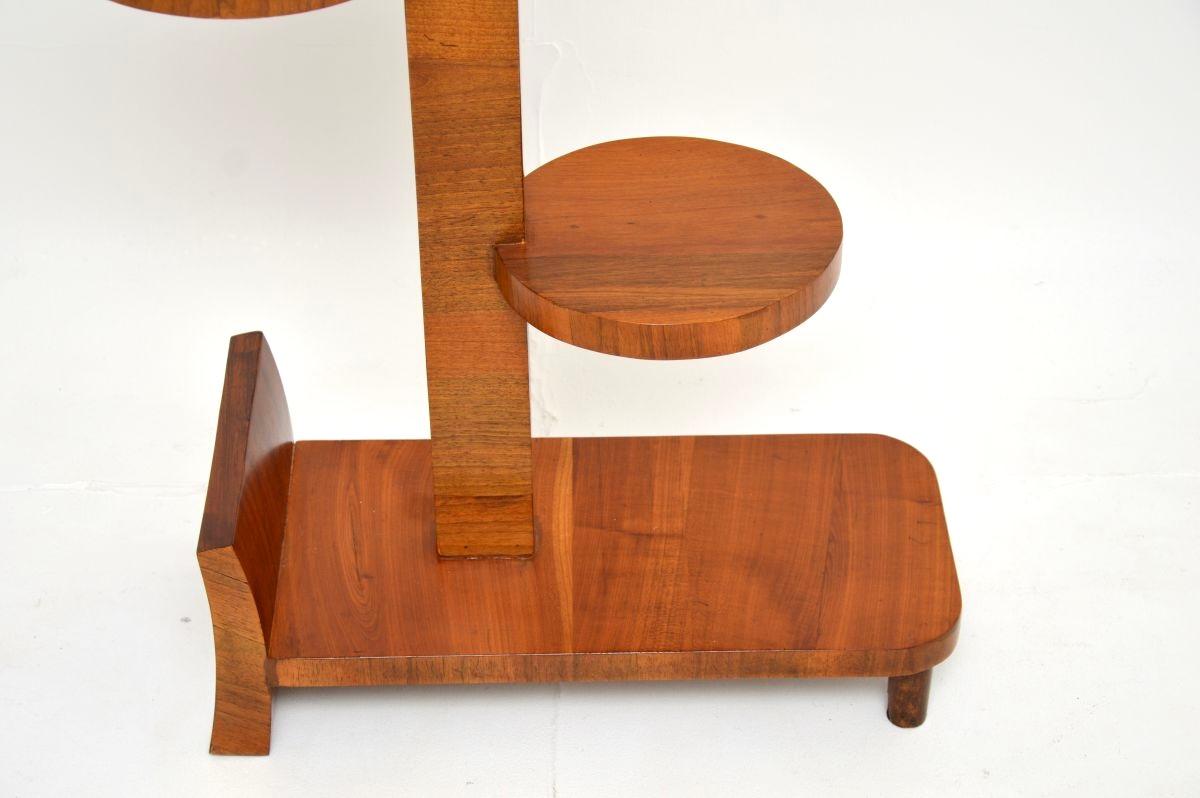 Piantana svedese in noce Art Deco in vendita 1