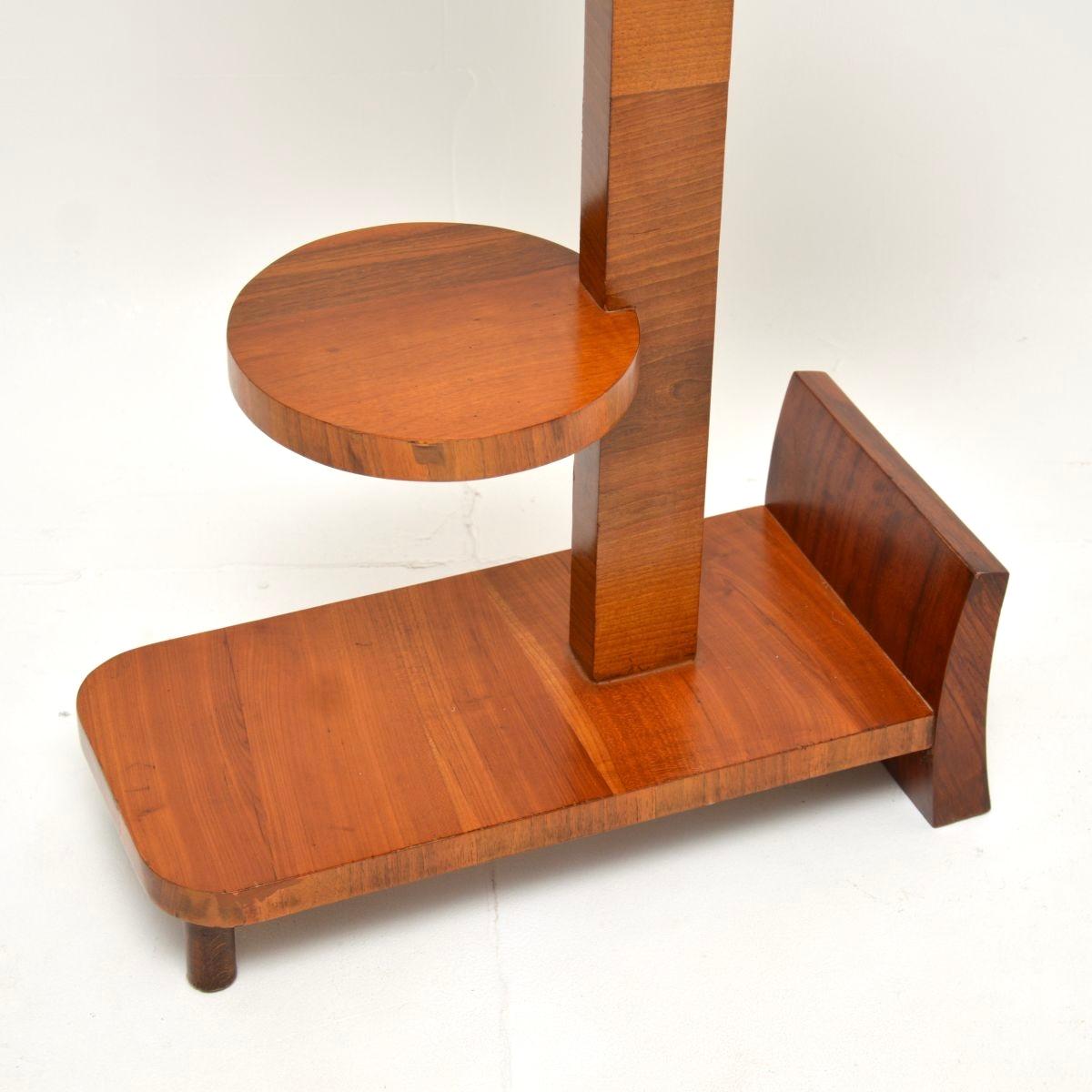 Piantana svedese in noce Art Deco in vendita 2