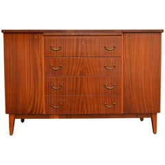 Swedish Art Moderne Mahogany Buffet Server Chest