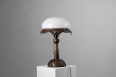 Swedish Art Nouveau Copper Table Lamp