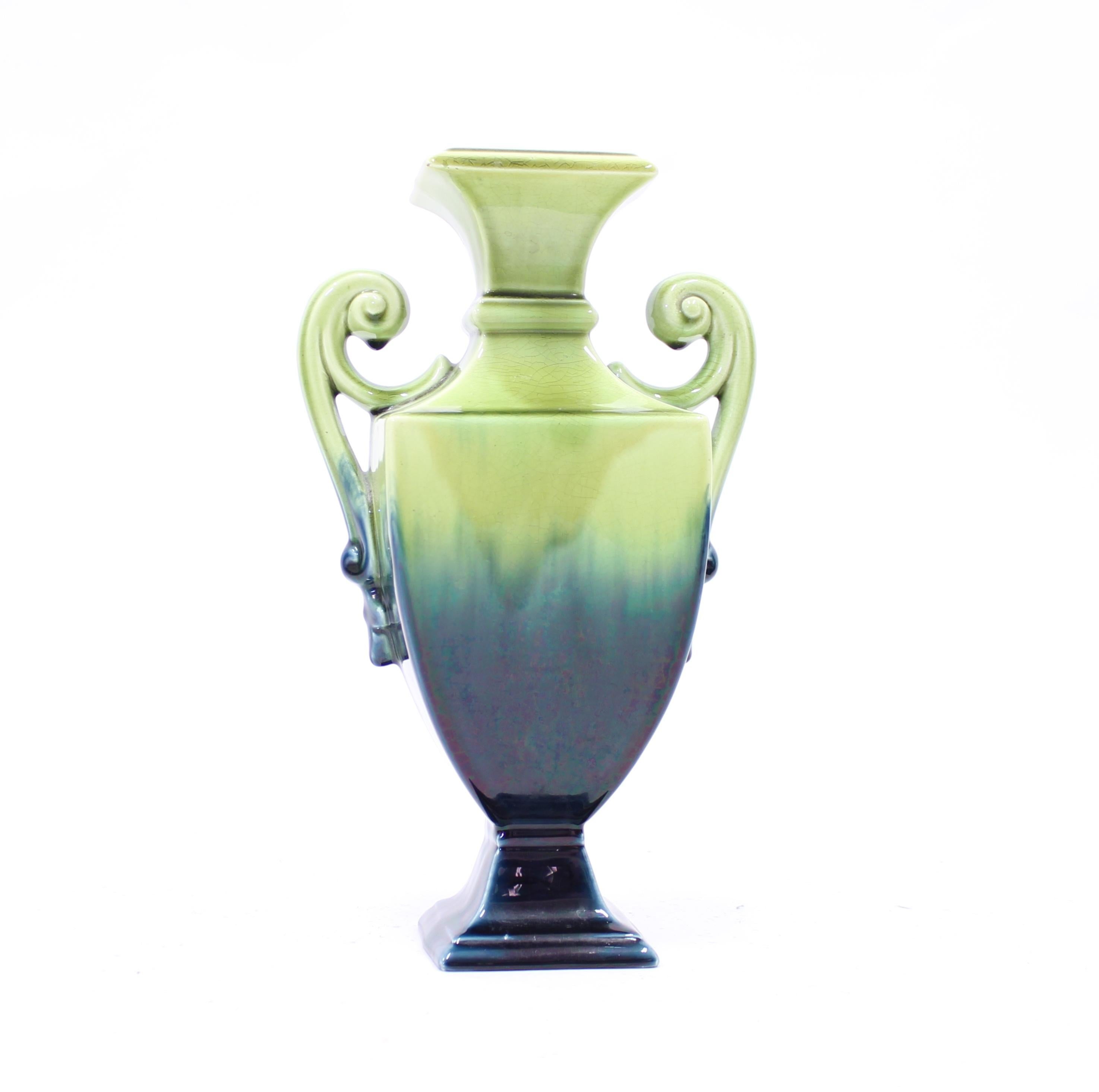 Scandinavian Modern Swedish Art Nouveau Creamware Vase from Rörstrand, 1910s For Sale