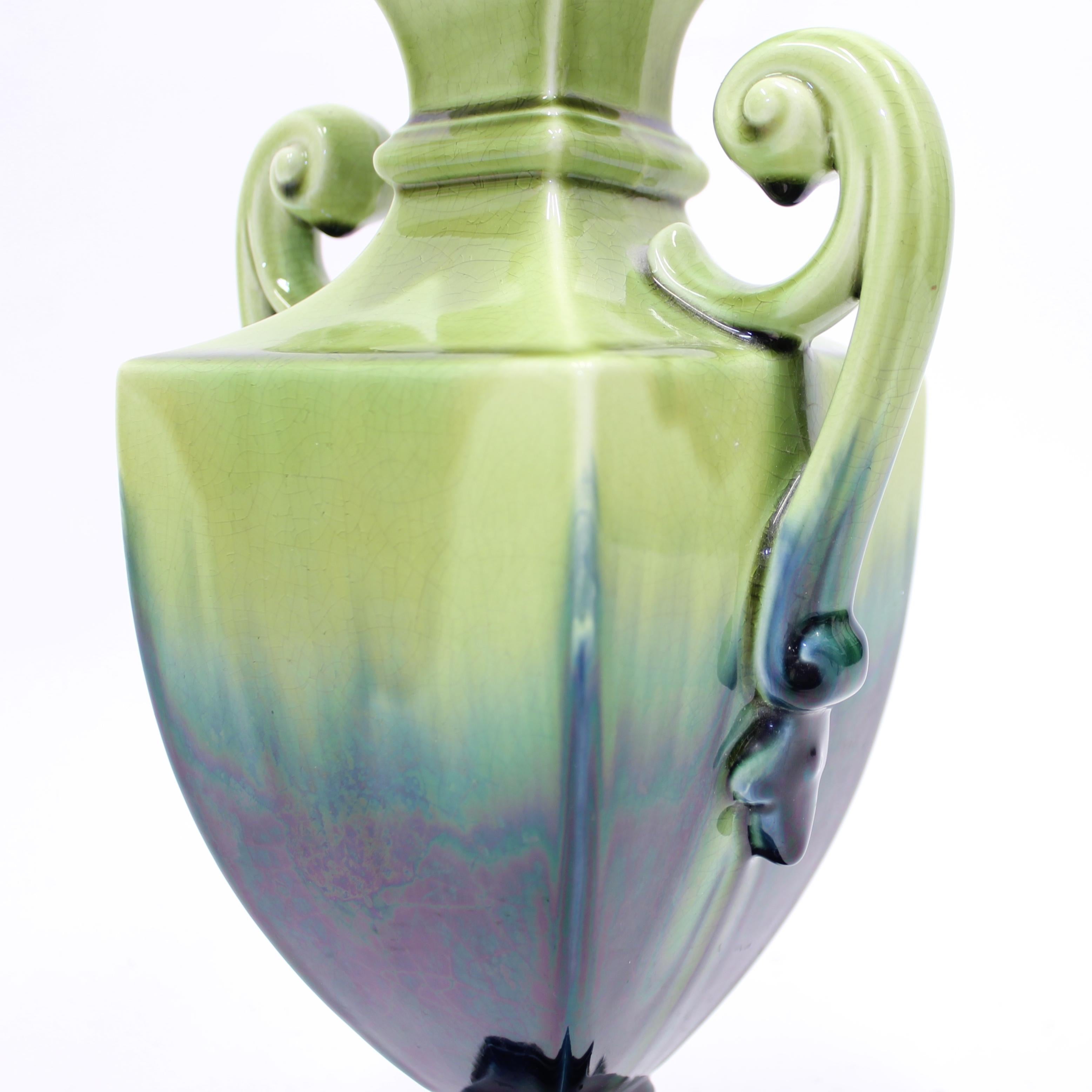 Swedish Art Nouveau Creamware Vase from Rörstrand, 1910s For Sale 3