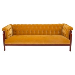 Swedish Art Nouveau Mahogany Sofa