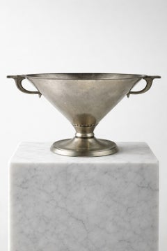 Ciotola in peltro Art Nouveau svedese di Edvin Ollers, 1907 circa
