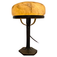 Swedish Art Nouveau "Stringberg" Table Lamp in Copper, circa 1910