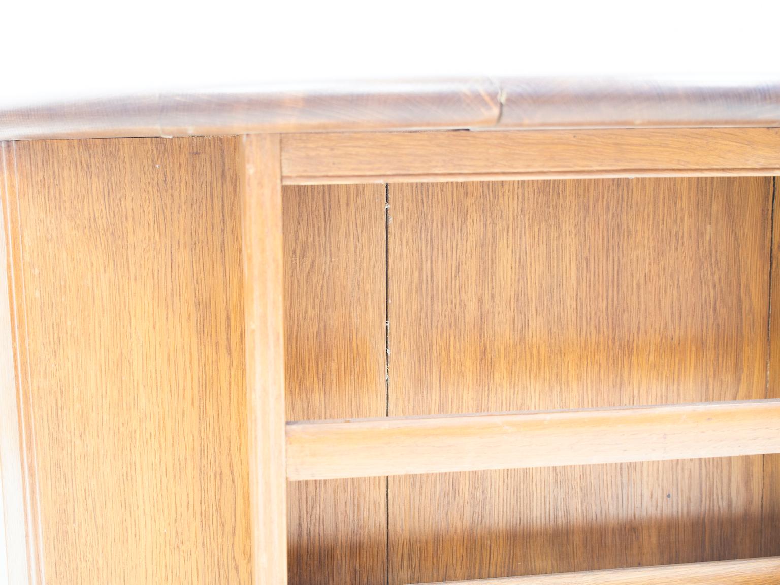 Swedish Art Nouveau Style Oak Writing Desk 11
