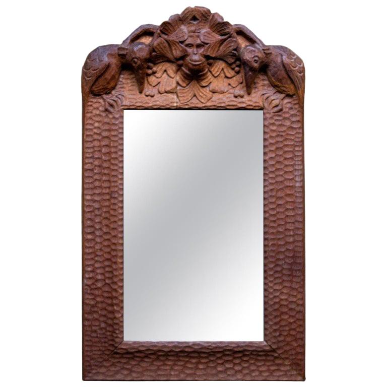 Wooden 2024 craft mirrors
