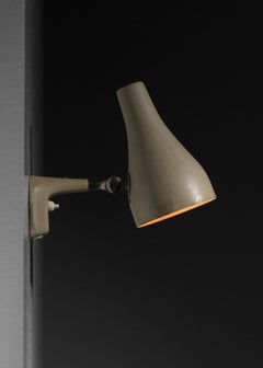 Swedish Asea beige wall spotlight, 1960s