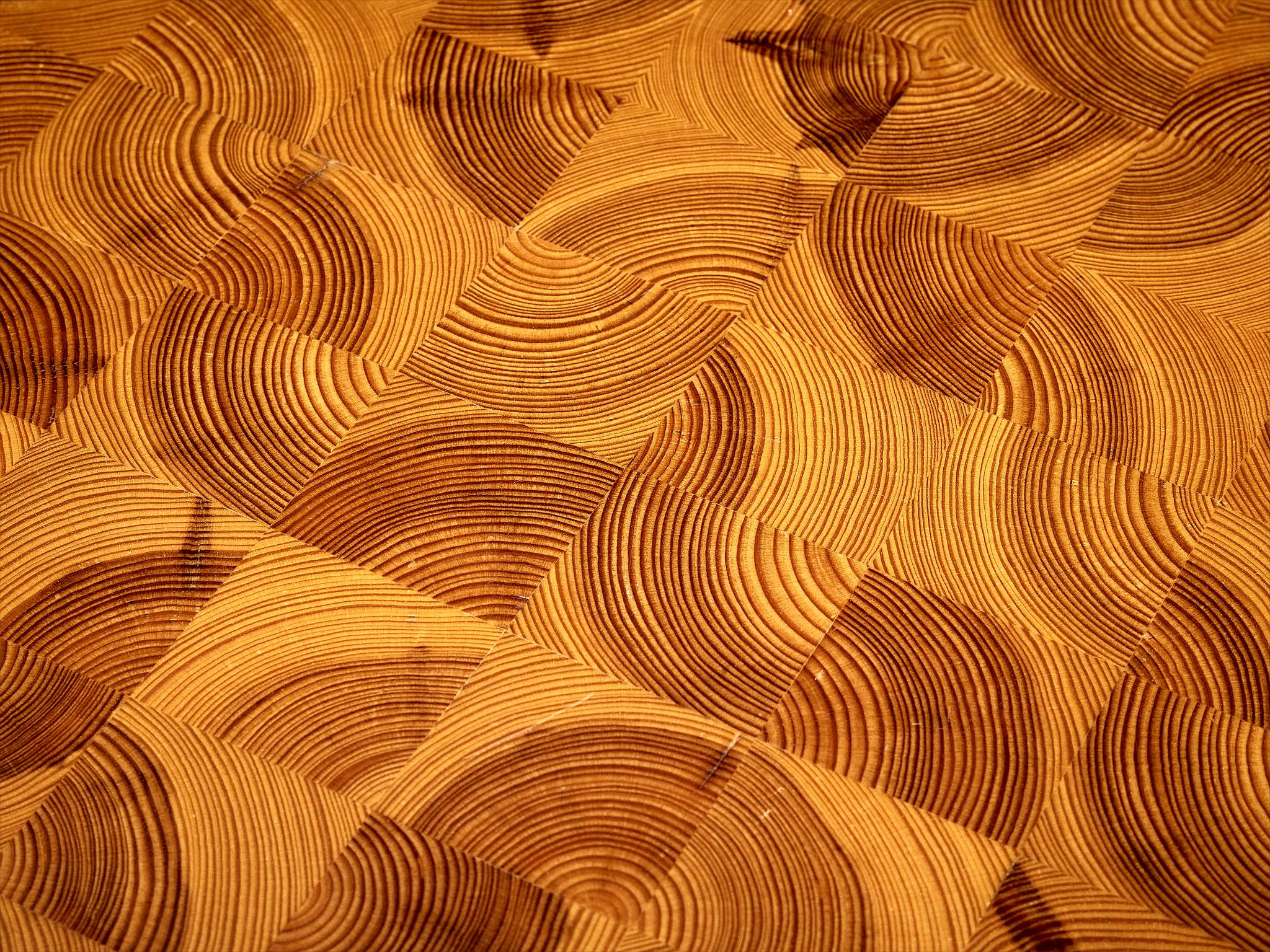 Post-Modern Swedish Asymmetrical Coffee Table in Solid Pine 