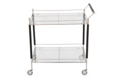 Swedish Atomic Bar Cart in Chrome